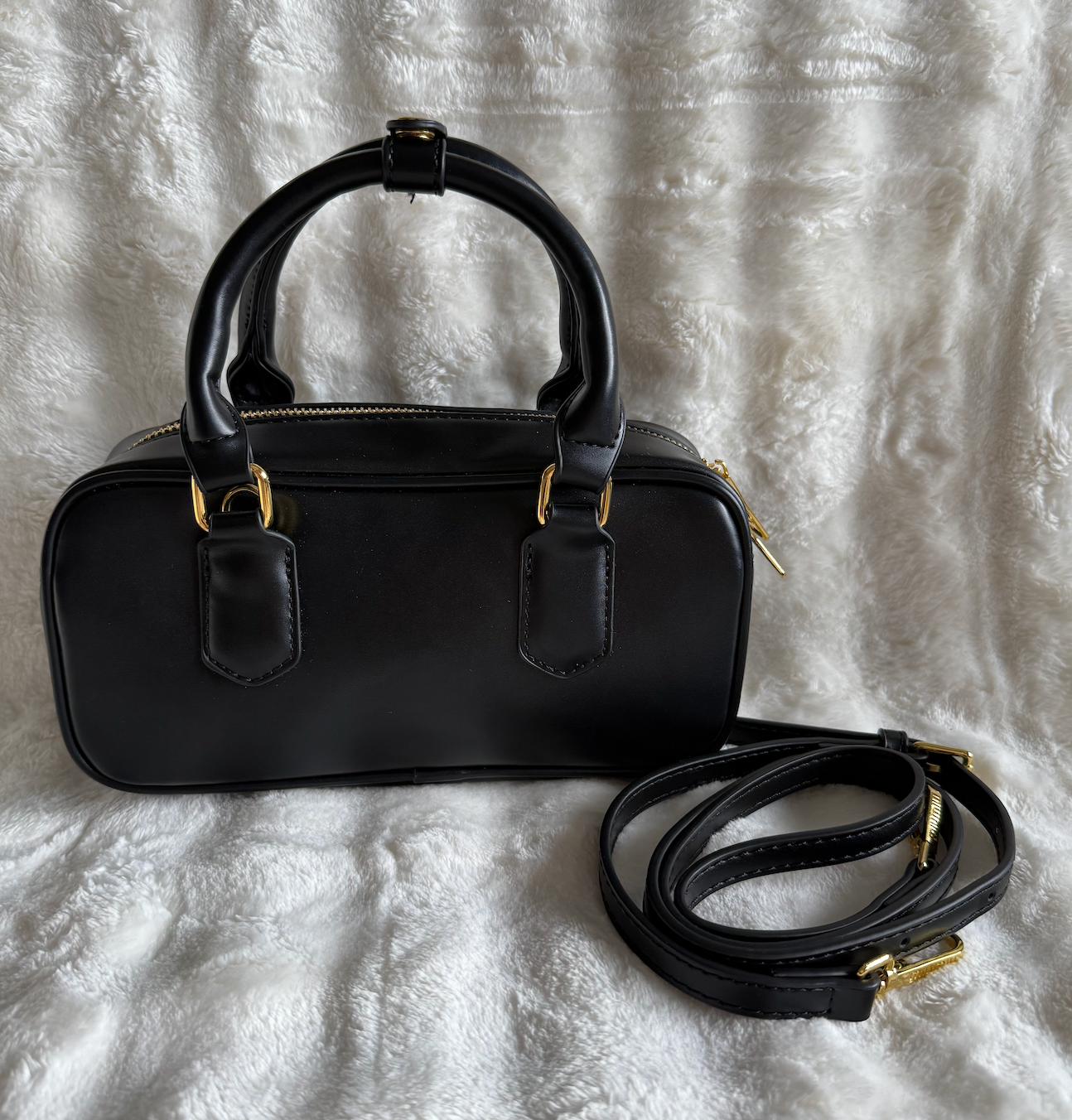 Long Leather Handbag