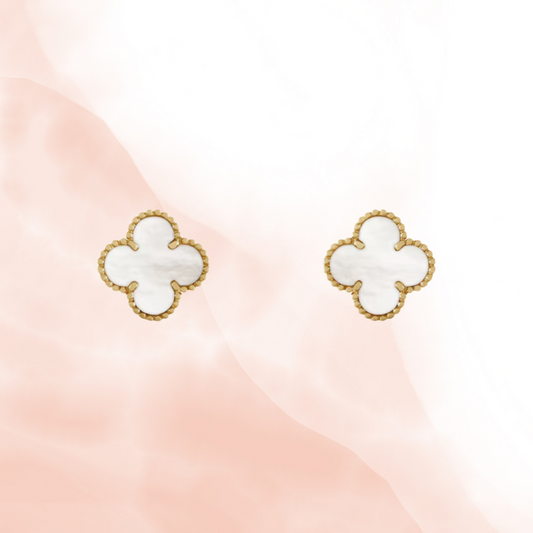 Shell Clover Earrings