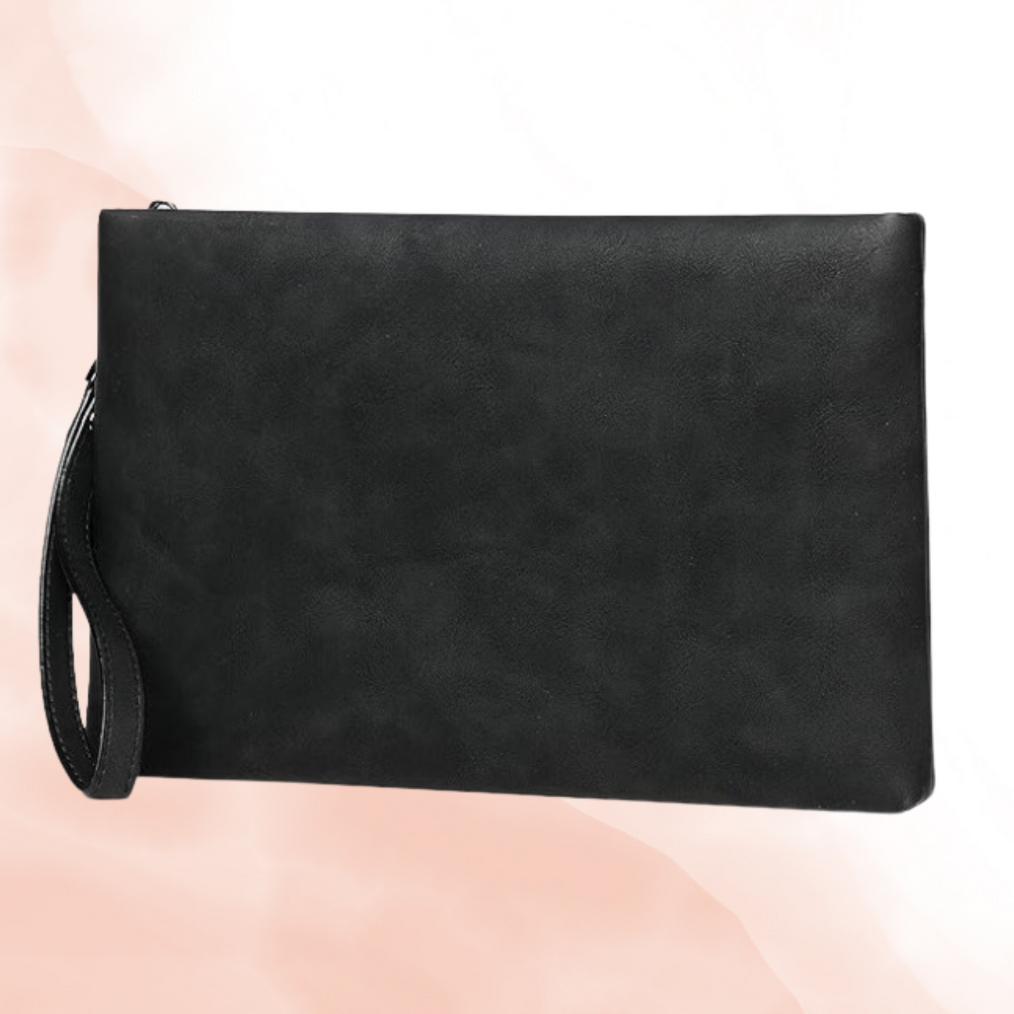 Black Leather Everyday Pouch