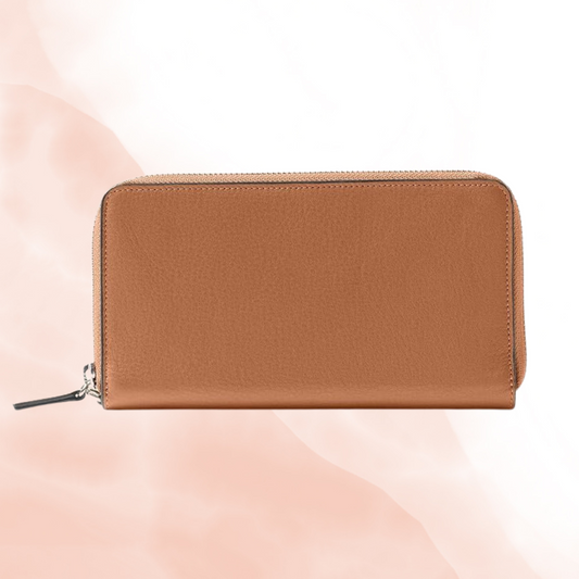 Leather Classic Long Zipped Wallet